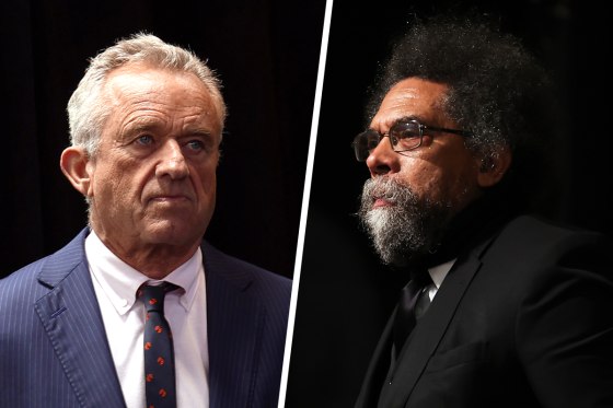 Robert F. Kennedy Jr. and Cornel West.