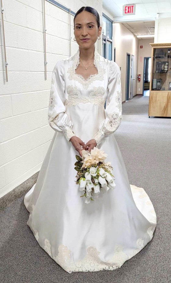 Bride Estefani Hernadez Soler at the New Milford Public Library