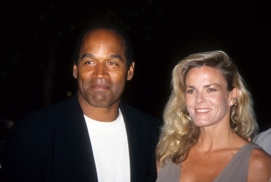 O.J. Simpson and Nicole Brown in 1994