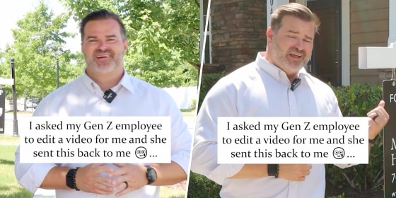 Real Estate Agent Whose Gen Z Employee Edited Him Speaks out