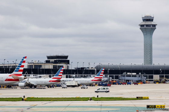 Airplanes on a tarmac