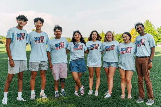 New Voters team members  pose for a photo