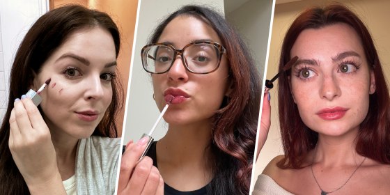 Clinique Pop Lip + Cheek Oil in Black Honey; Clinique Honey Pop Plush Creamy Lip Gloss in Black Honey; Clinique High Impact Mascara in Black Honey