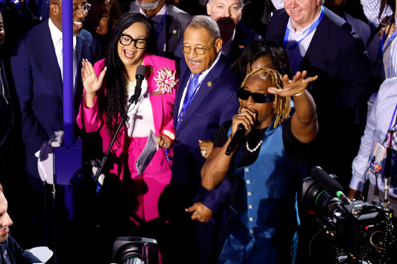 Image: 2024 Democratic National Convention: Day 2 lil jon chicago dnc performer sings singer