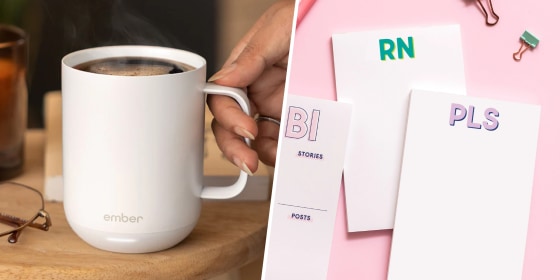 Ember Mug; Modern Classics Monogram Notepad