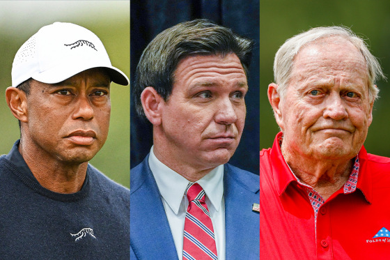 Ron DeSantis in hot water for plan involving Tiger Woods and Jack Nicklaus  to put golf courses in a state park