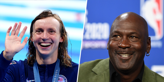 Katie Ledecky, Michael Jordan