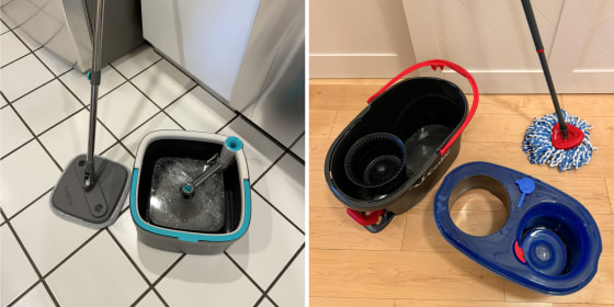 A spin mop system lets you control how wet the mop head gets, which prevents potential damage to floors.