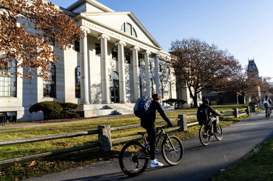 The Littauer Center of Public Administration on the Harvard University campus in Cambridge, Mass. on Dec. 12, 2023.