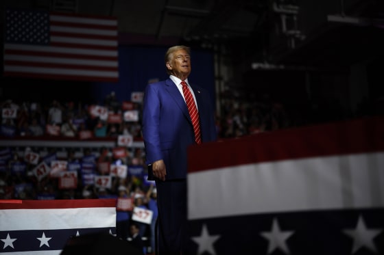 Donald Trump Holds Presidential Campaign Rally In Johnstown, Pennsylvania