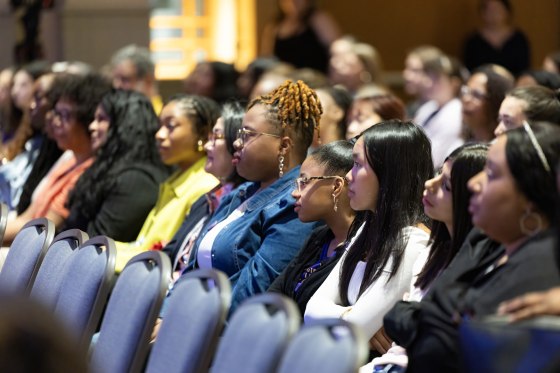 Attendees at the YWCA GenZ voters town hall.