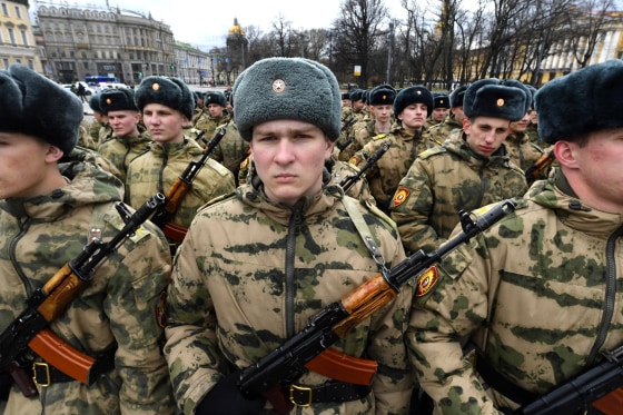 Russian military cadets