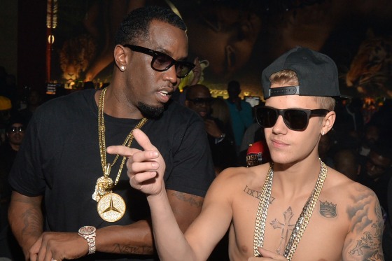 Diddy Hosts Deleon Tequila Launch Party At Vanquish justin bieber