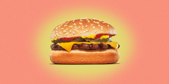 Burger King cheeseburger.