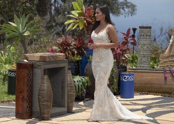 Jenn Trann in the "Bachelorette" finale. 