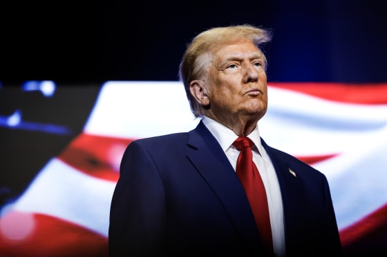 Donald Trump in Zebulon, Ga., on Oct. 23, 2024.