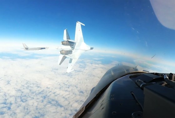 On Sept. 23, 2024, a U.S. Air Force F-16 operating under the direction of North American Aerospace Defense Command, was conducting a routine intercept of a Russian Tu-95 aircraft in the Alaskan Air Defense Identification Zone (ADIZ) when a Russian Su-35 aircraft conducted an unsafe maneuver directed at the F-16.