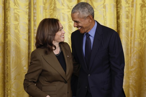 Vice President Kamala Harris and Former President Barack Obama 