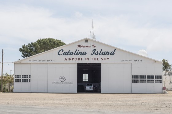 Airport on Santa Catalina Island off the coast of California.