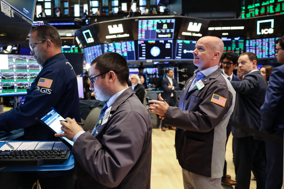 Image: Trading Opens On New York Stock Exchange Day After Dow Jones Industrial Average Slide Down 400 Points