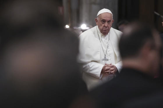 Pope Francis Leads Prayer For Peace In Rome