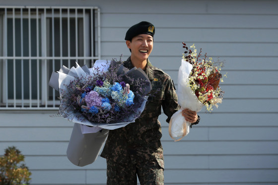 방탄소년단 제이홉, 한국군 전역