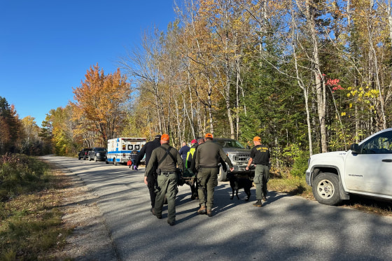 Pamela Helmstadter being taken to an ambulance