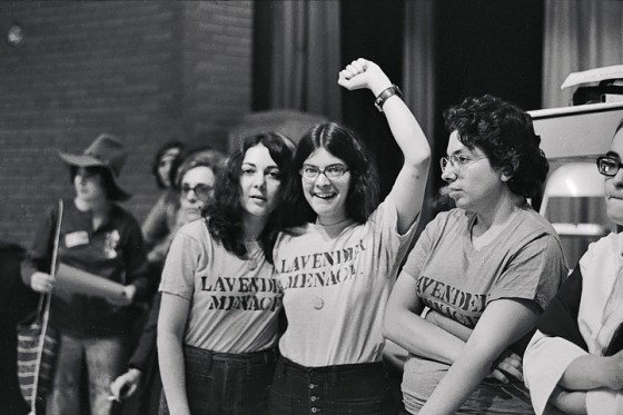 Members of the Lavender Menace at the Second Congress to Unite Women in New York in 1970.