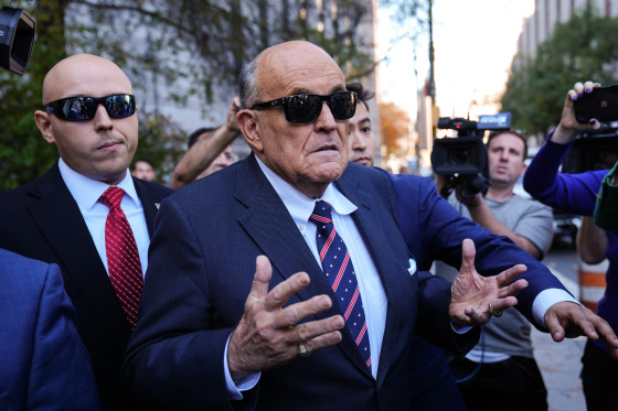 Rudy Giuliani's lawyers ask judge's permission to drop him as a client