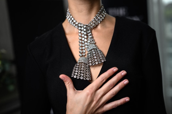 The mysterious necklace made from around 500 diamonds, some of which are believed to have been taken from a piece that contributed to Marie Antoinette's demise is expected to fetch between $1.8 and $2.5 million when it will go on sale in at Sotheby's in Geneva on 13 November, 2024.