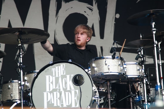 Bob Bryar of My Chemical Romance performs on stage at the Sydney leg of the Big Day Out Festival in 2007.