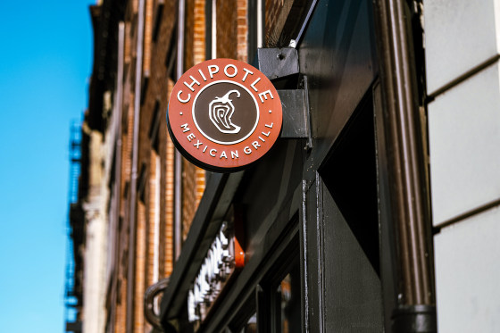 A Chipotle restaurant 