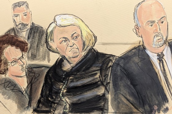 court sketch Svetlana Dali stowaway