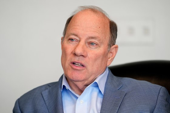 Mike Duggan speaks during an interview