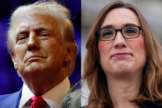 President-elect Donald Trump; Rep.-elect Sarah McBride, D-Del.