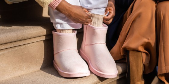 Because Uggs are made from suede, experts say you must be careful when cleaning them to prevent further stains or damage. 