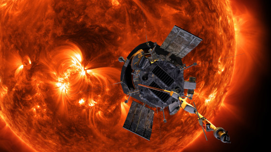 Illustration of NASA’s Parker Solar Probe