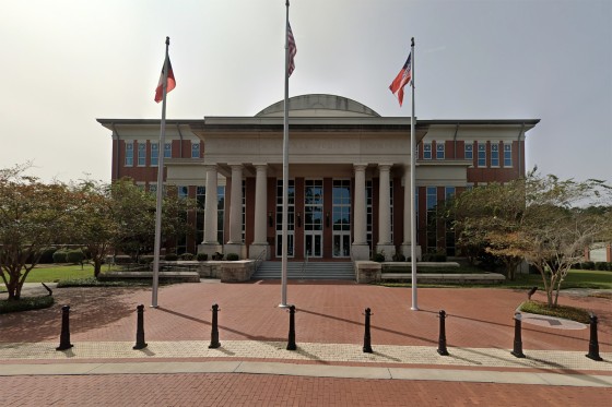 The Effingham county courthouse in Springfield, Ga.