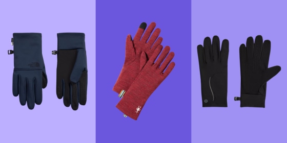 Gloves and mittens with custom material on the fingertips allow the screen to detect your touch.