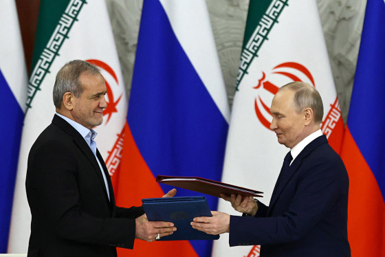 Russia and Iran sign a partnership treaty to deepen their ...