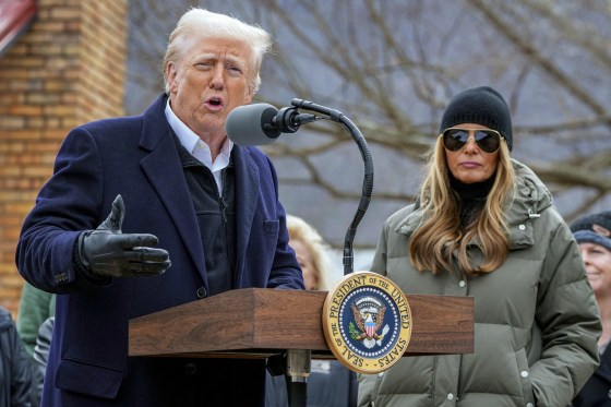 Donald Trump and Melania Trump.