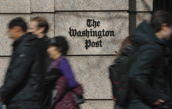 The Washington Post's headquarters. 