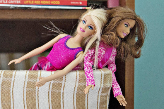 Mattel Inc. Barbie dolls.