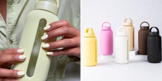 In addition to water bottles, the brand sells coffee-safe tumblers made from ceramic-coated stainless steel.