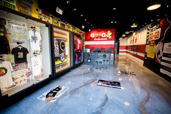 The interior of Go-Go Museum & Café