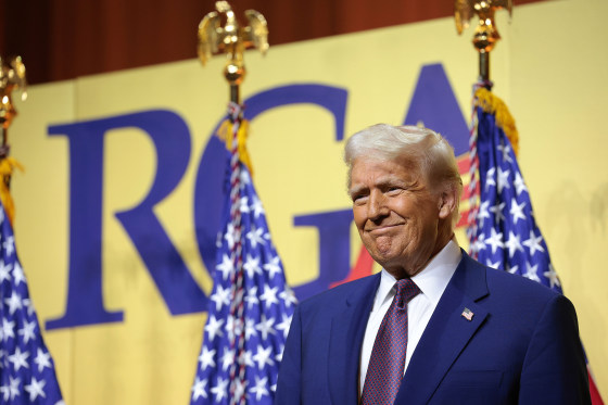 Image: President Donald Trump At The Republican Governors Association Meeting smile happy politics political politician