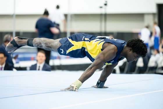 Olympic medalist Frederick Richard is aiming to change men's gymnastics  with a fresh uniform