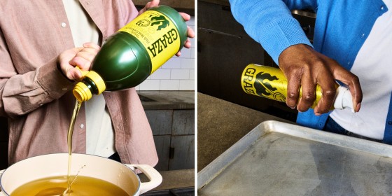 It’s designed for high-heat cooking so you can use it for grilling and broiling.