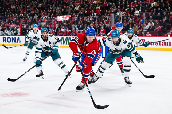 Image: San Jose Sharks v Montreal Canadiens