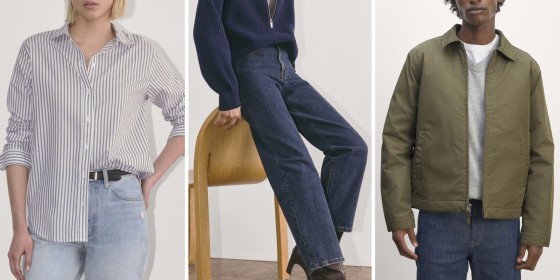 Everlane has great deals on basics like white t-shirts, denim, outerwear and much more.
